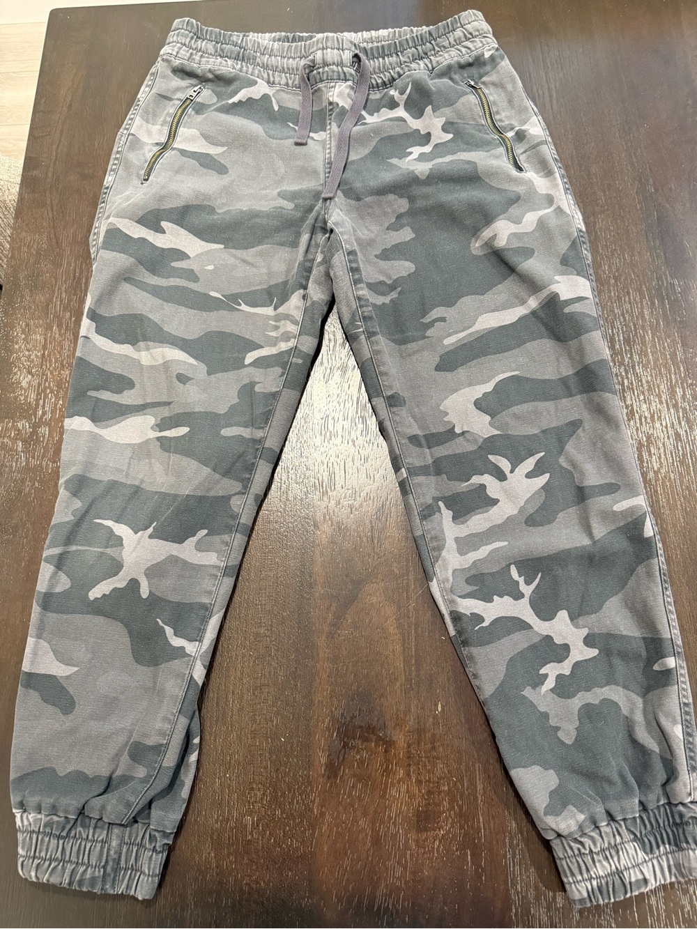 TNA Gray Camo Jogger Pants